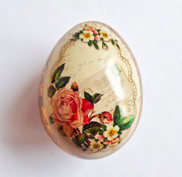 P&auml;&auml;si&auml;ismuna 6cm (metallinen) - Ruusu