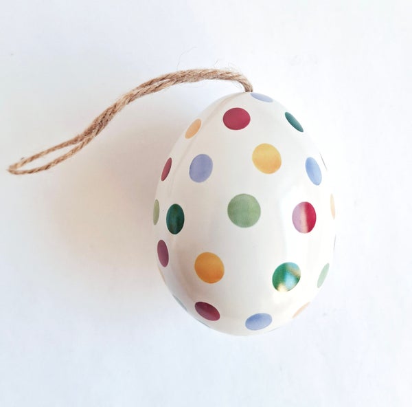 P&auml;&auml;si&auml;ismuna 6cm (metallia) - Pilkullinen, ripustettava