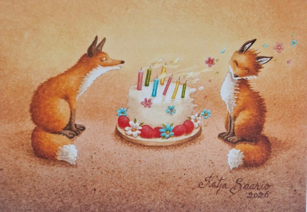 Postikortti Katja Saario - Syntt&auml;rikakku