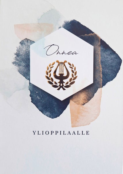 2-osainen kortti Messages - Onnea ylioppilaalle