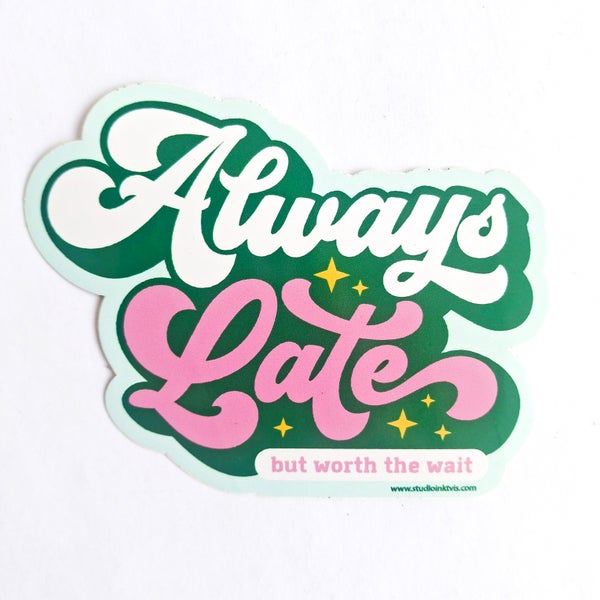 Vinyylitarra Studio Inktvis -  Always Late