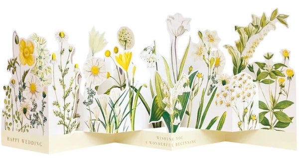 3D-onnittelukortti Greeting Life - Wedding Garden