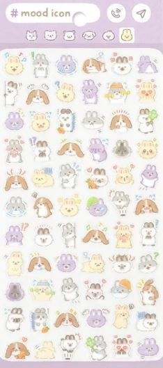 Tarra-arkki MIND WAVE Mood Icon - Bunnies