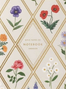Pikkuvihko Rifle Paper Co. - Garden Study, vaalea (blanko)