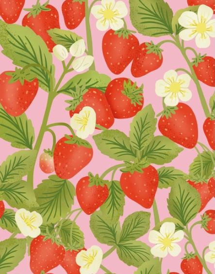 Postikortti Muchable - Strawberries