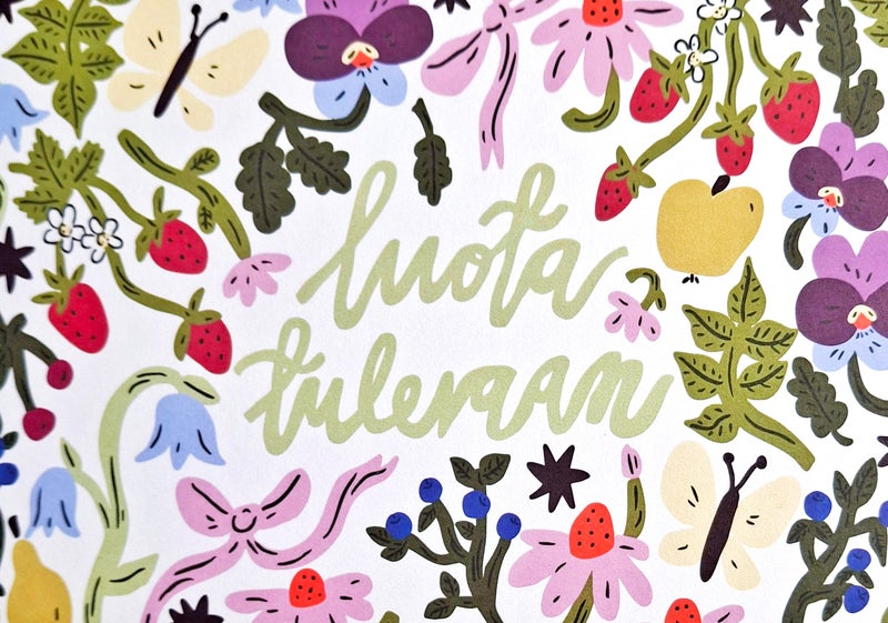 Postikortti Pikku paperi - Luota tulevaan