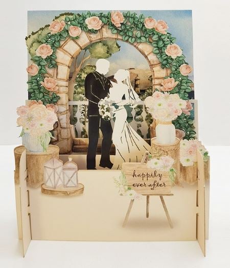 Miniature World Pop Up Card Alljoy Design - Wedding
