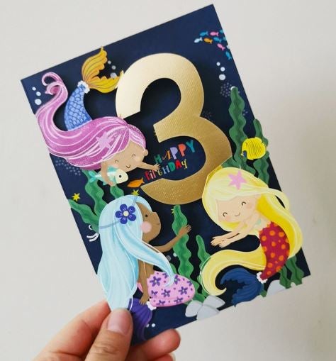 Original Paper Cut Card  Alljoy Design -  3 - Merenneidot