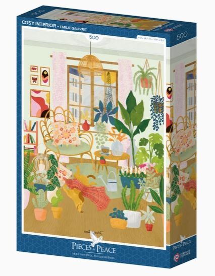 Palapeli Pieces & Piece - Cozy Interior (500 palaa)