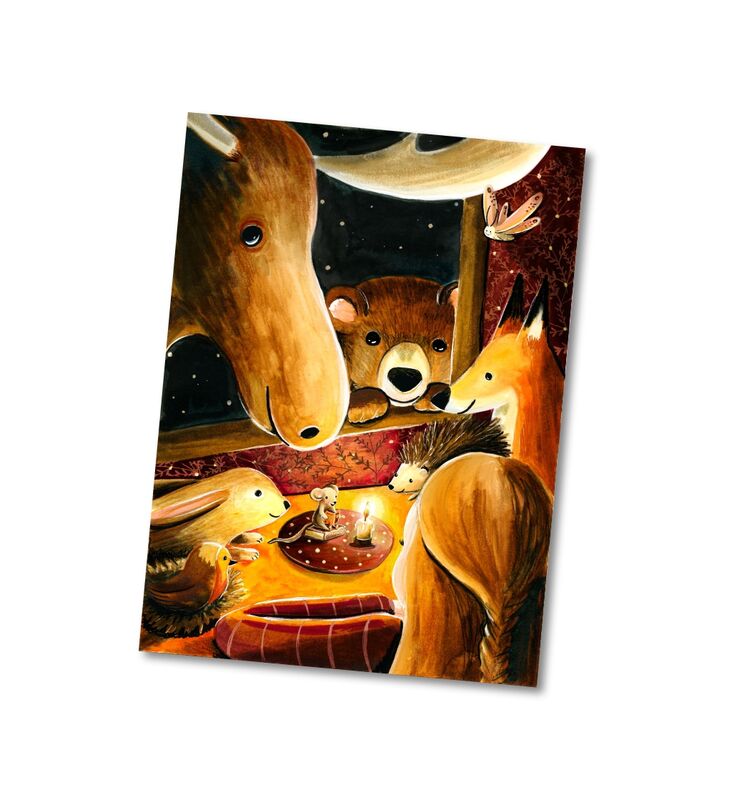 Postikortti Esther Bennink - Candlelight