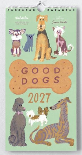 Sein&auml;kalenteri Kehvola 2027 - Good Dogs