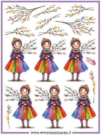 Tarra-arkki Minor Postcards -  Virpoja