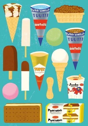 Postikortti Kehvola - J&auml;&auml;tel&ouml;