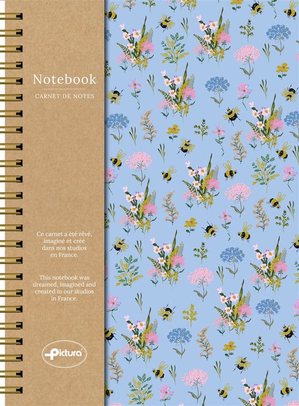 Vihko Pictura A5 - Floral - Blue