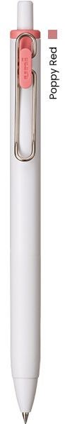 Uni-Ball One F Gel Pen 0.38mm  -  Poppy Red